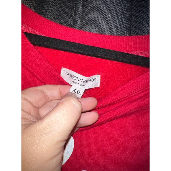 Ugly Christmas Sweater Xmas Sweatshirt Crewneck Size XXL - Picture 2 of 3